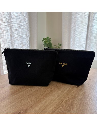 Grande pochette  prénom – 5L (23×23×11 cm)...