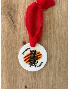 Boule de Noël en céramique personnalisée – Âne Catalan |...