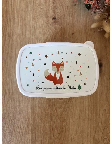 🎒🍼🍱 Gourde et/ou boîte à goûter personnalisée –...