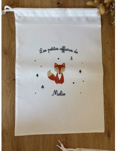 Pochon en polyester personnalisé- THEME RENARD