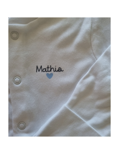 Coffret Naissance Personnalisé – Pyjama & Bonnet 2 pièces