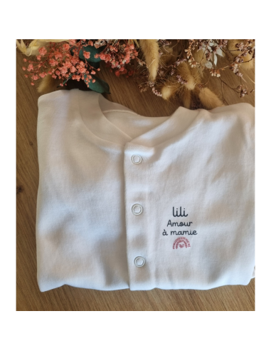 Pyjama à message personnalisé – Naissance (0 à...