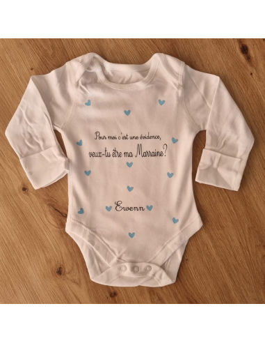 Body à message personnalisé – Annonce  et pluie...