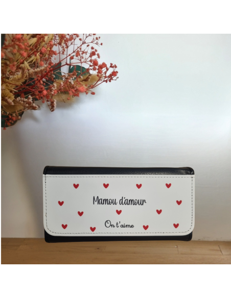 Étui à lunettes rigide personnalisé -cœur ❤️