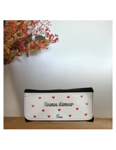 Étui à lunettes rigide personnalisé -cœur ❤️