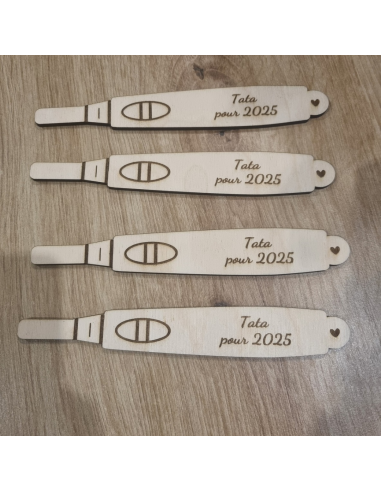 Test de grossesse en bois – Annonce...