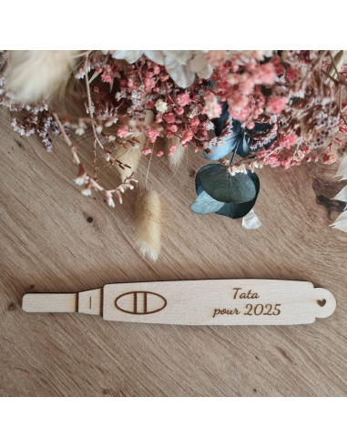 Test de grossesse en bois – Annonce...
