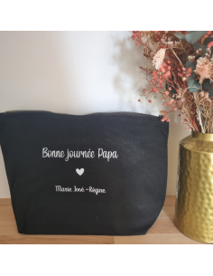 Grande pochette personnalisée – 5L (23×23×11 cm)