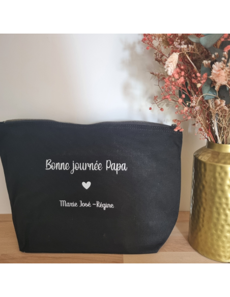 Grande pochette personnalisée – 5L (23×23×11 cm)