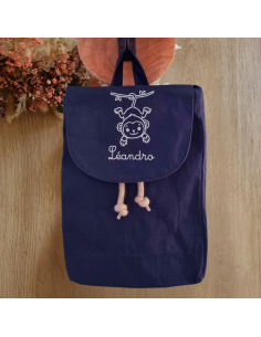 Sac maternelle / Crèche Thème Singe 2