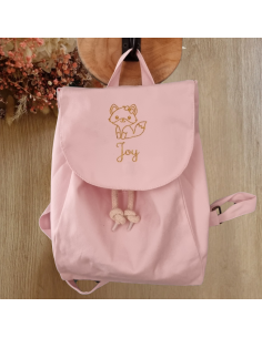 Sac maternelle / Crèche Thème renard fille