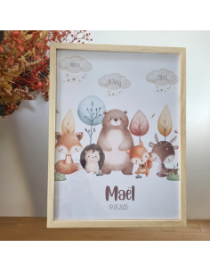 Cadres et affiches personnalisés thème foret