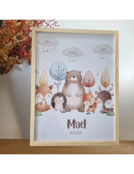 Cadres et affiches personnalisés thème foret