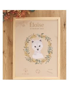 Cadres et affiches personnalisés thème louve