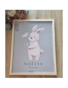 Cadres et affiches personnalisés thème lapin