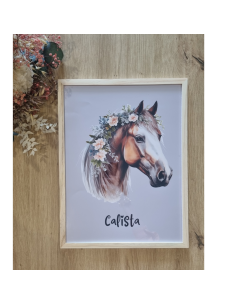 Cadres et affiches personnalisés thème cheval