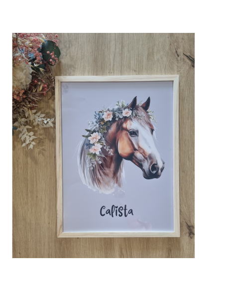 Cadres et affiches personnalisés thème cheval