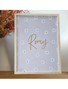 Cadres et affiches personnalisés thème marguerite