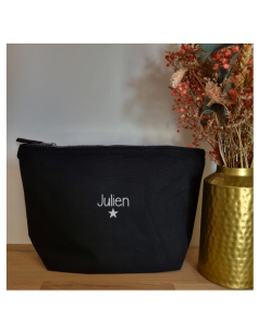 Grande pochette personnalisée – 5L  Prénom & cœur...