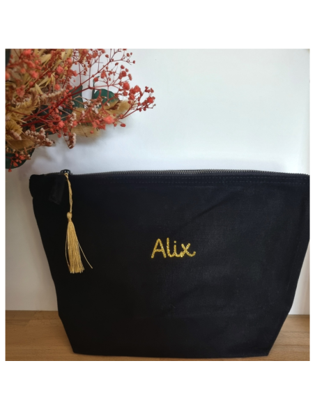 Grande pochette personnalisée – 5L  Prénom écriture arrondie