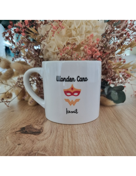 Mug ou Tasse Personnalisé(e) – “Wonder Maîtresse”, “Wonder ATSEM”…