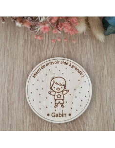💫 Magnet en bois personnalisé – Cadeau pour Nounou,... 2