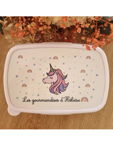 🎒🍼🍱 Gourde et/ou boîte à goûter personnalisée –...