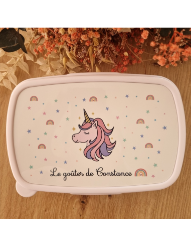 🎒🍼🍱 Gourde et/ou boîte à goûter personnalisée –...