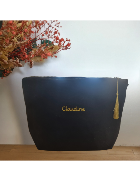 Grande pochette personnalisée – 5L  Prénom écriture arrondie