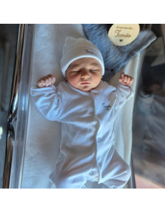Pack naissance personnalisé – Pyjama, bavoir,  bonnet et... 2