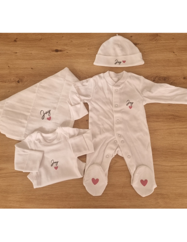 Pack naissance personnalisé – Pyjama, body,...