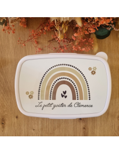 🎒🍼🍱 Gourde et/ou boîte à goûter personnalisée – Thème arc... 2