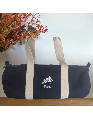 Sac week-end enfant personnalisé – Prénom motif...