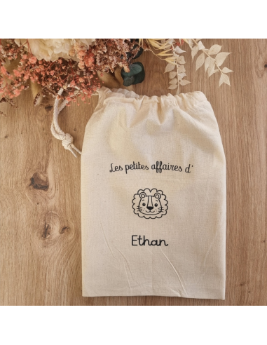Pochon en tissu personnalisé- Les petites...