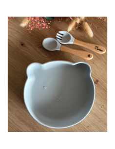 Coffret repas 3 pièces BLEU modèle ETOILE 2
