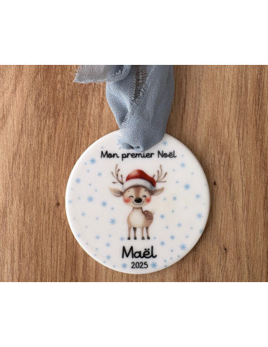 Boule de Noël personnalisée en céramique Mon...