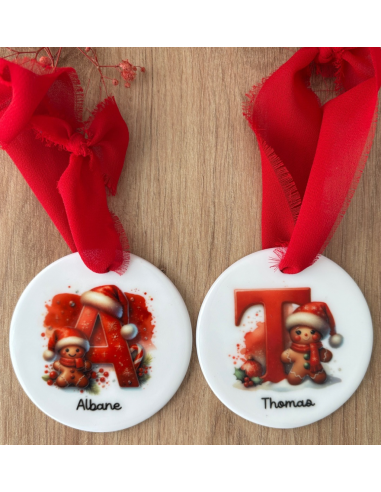 Boule de Noël personnalisée en céramique –...