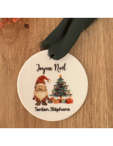 Boule de Noël personnalisée en céramique –...