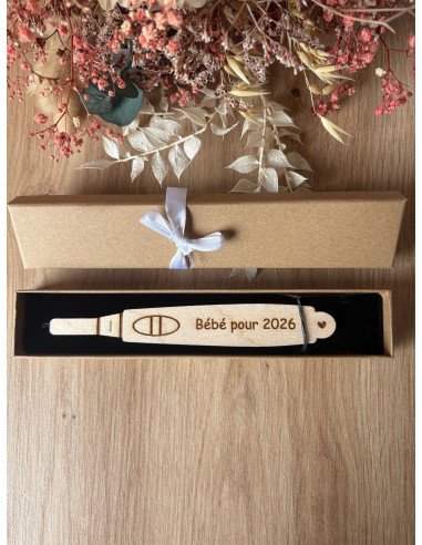 Test de grossesse en bois – Annonce...