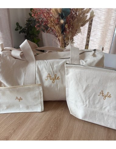 Trio de voyage  (week-end ) -- BEIGE ou NOIR