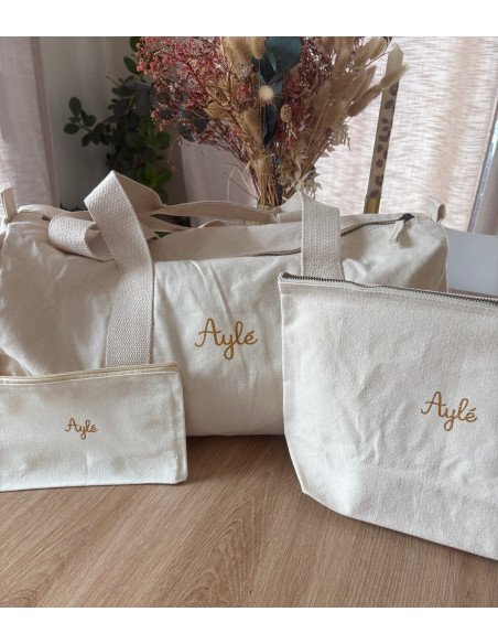 Trio de voyage  (week-end ) -- BEIGE ou NOIR