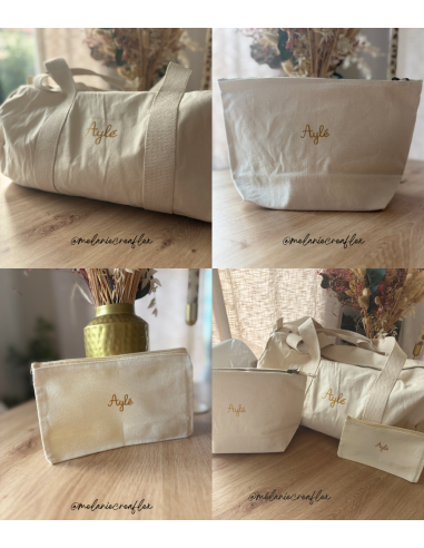 Trio de voyage  (week-end ) -- BEIGE ou NOIR