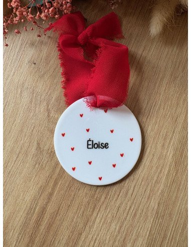 Boule de Noël personnalisée en céramique –...