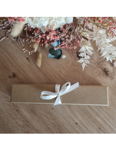 Test de grossesse en bois – Annonce personnalisée 2